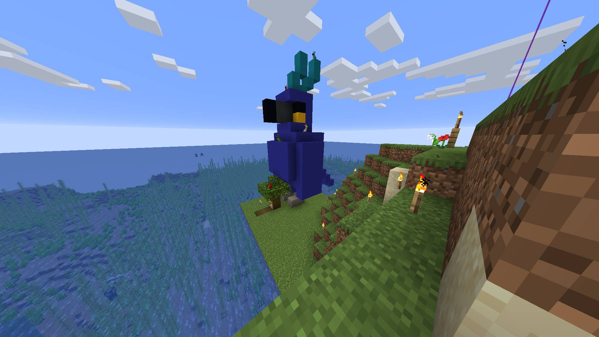 Detail Minecraft Parrot Statue Nomer 36