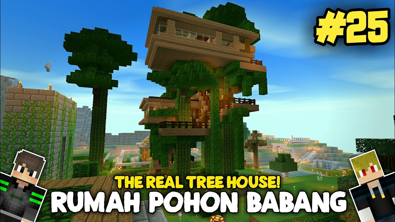 Detail Minecraft Rumah Pohon Nomer 15