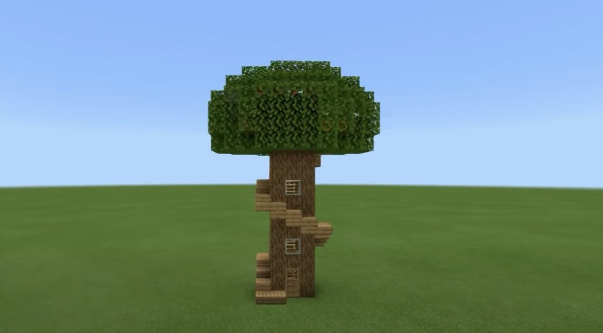 Detail Minecraft Rumah Pohon Nomer 30