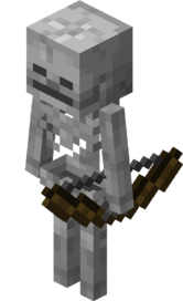 Detail Minecraft Skeleton Bow And Arrow Nomer 2