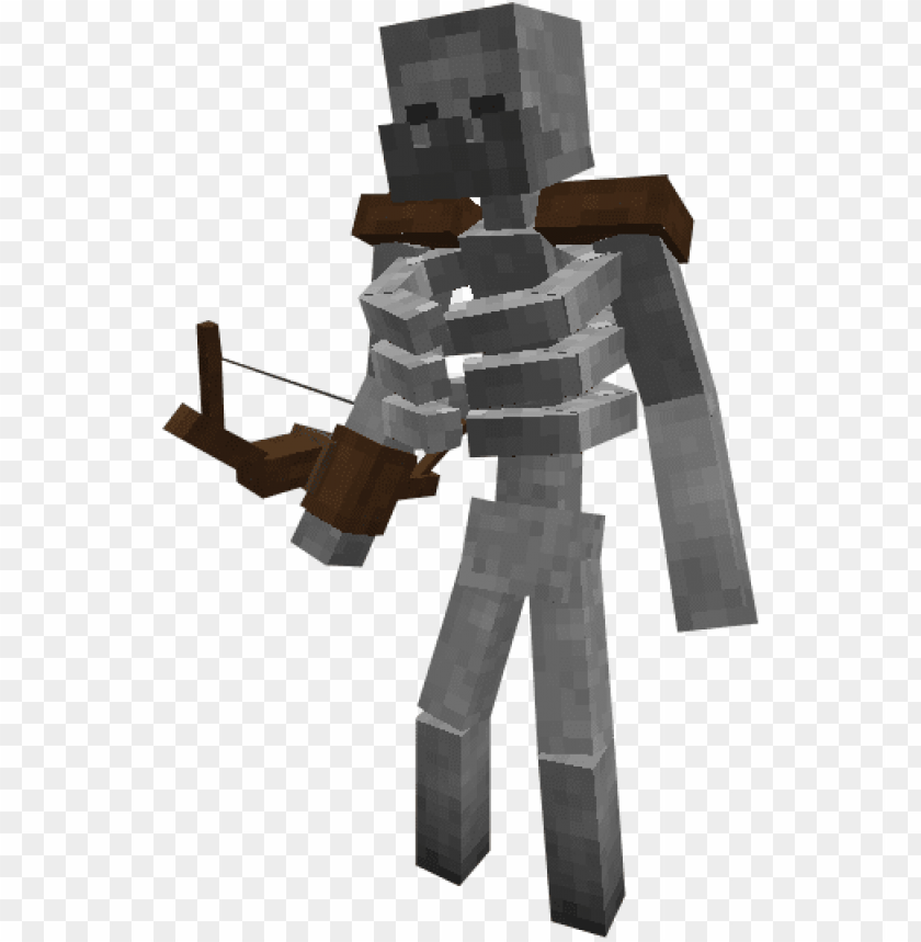Detail Minecraft Skeleton Png Nomer 15