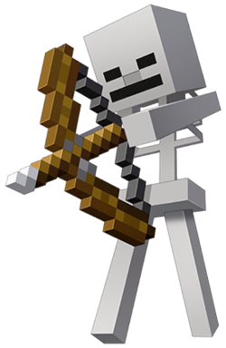 Detail Minecraft Skeleton Png Nomer 28