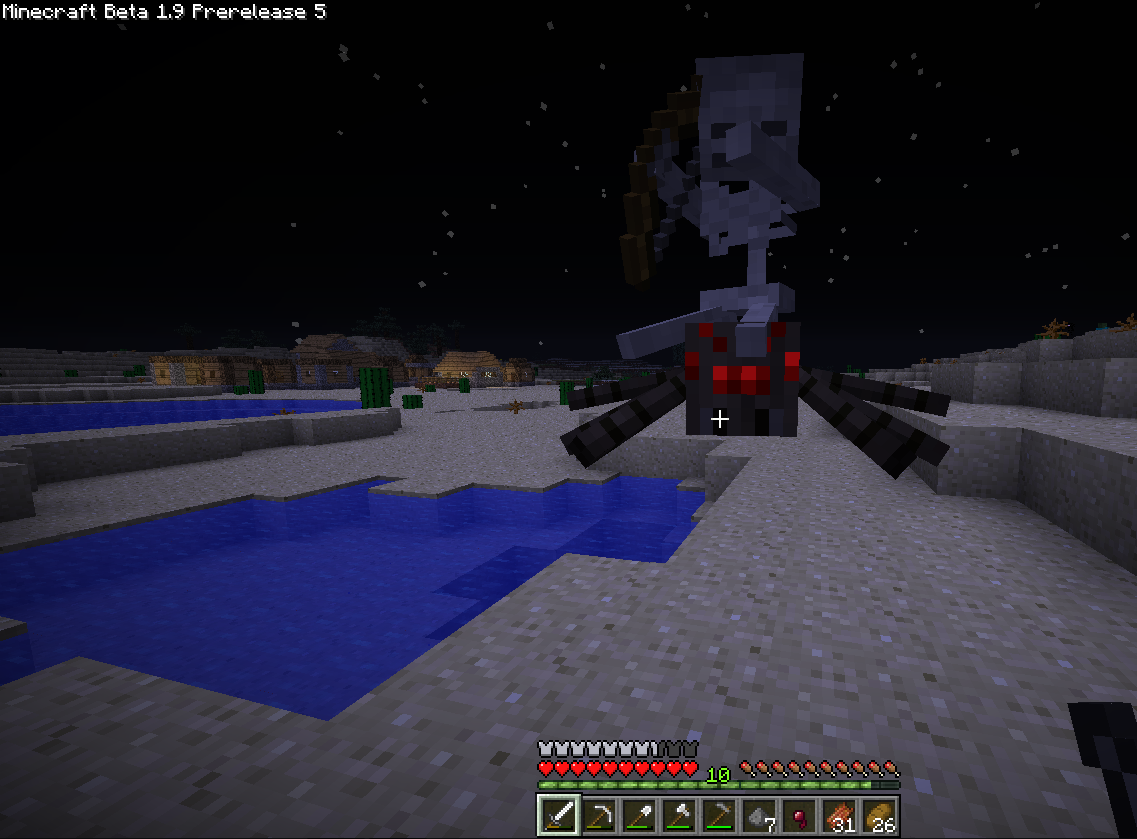 Detail Minecraft Skeleton Riding A Spider Nomer 38