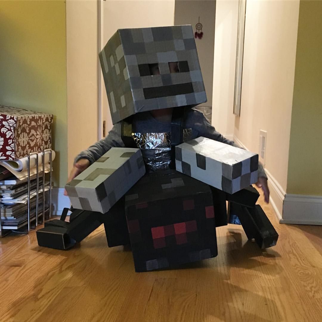 Detail Minecraft Skeleton Riding A Spider Nomer 45