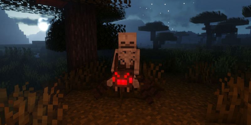 Detail Minecraft Skeleton Riding A Spider Nomer 7