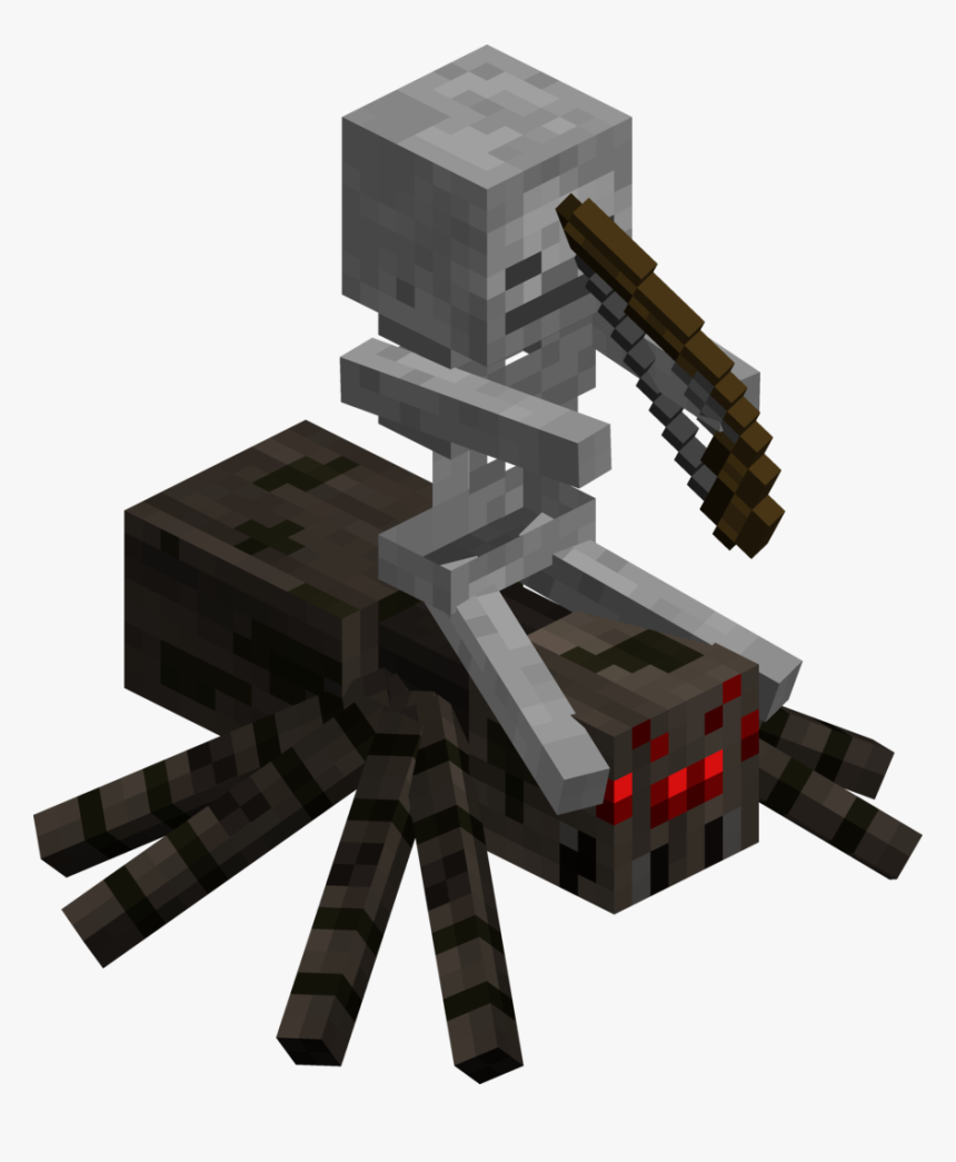 Detail Minecraft Skeleton Riding A Spider Nomer 9