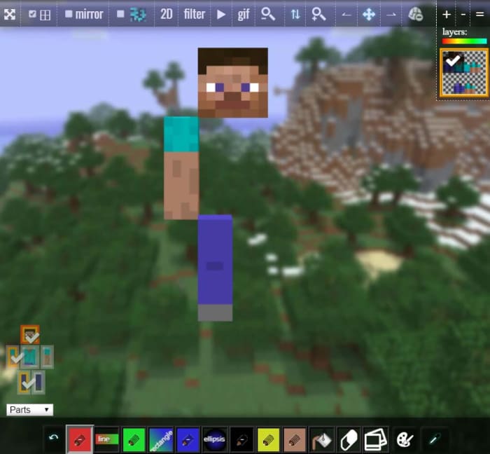 Detail Minecraft Skins Editor Nomer 32