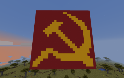 Detail Minecraft Soviet Union Banner Nomer 19