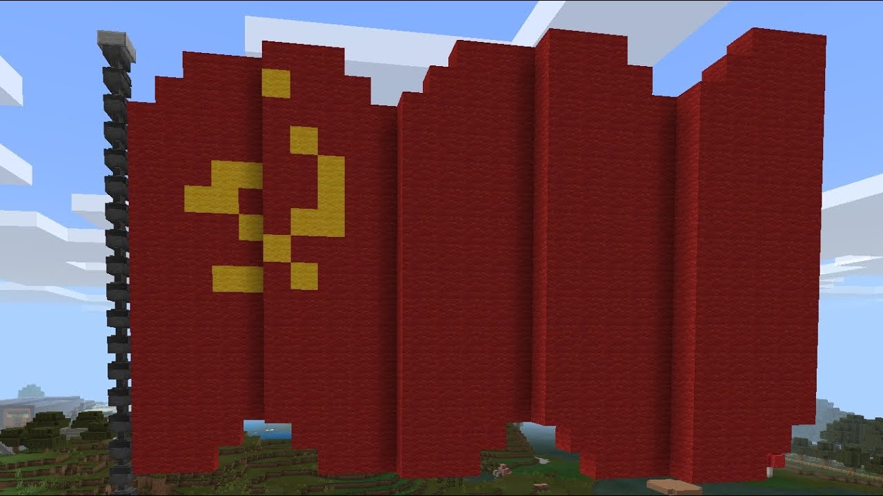 Detail Minecraft Soviet Union Banner Nomer 29