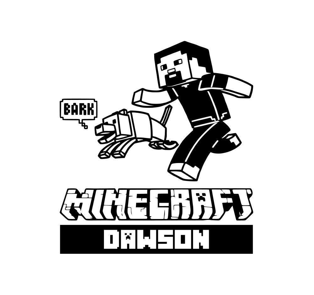 Detail Minecraft Steve Silhouette Nomer 3