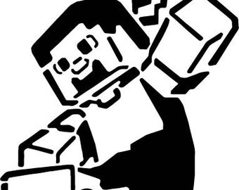 Detail Minecraft Steve Silhouette Nomer 26