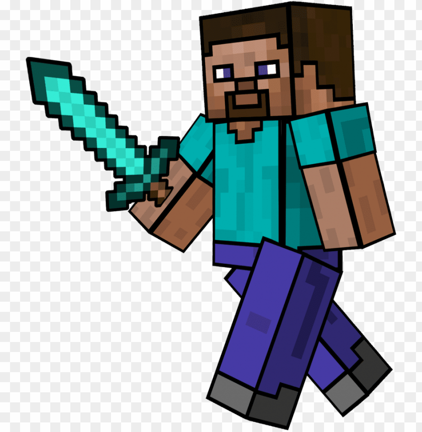 Detail Minecraft Steve Silhouette Nomer 46