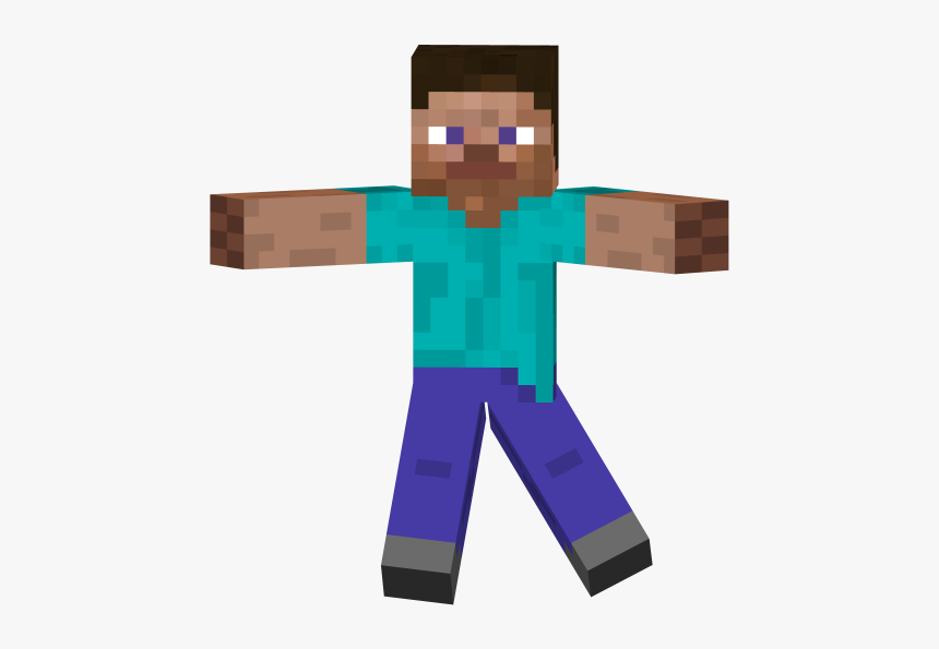 Detail Minecraft Steve Transparent Background Nomer 3