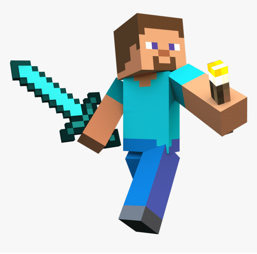 Detail Minecraft Steve Transparent Background Nomer 43