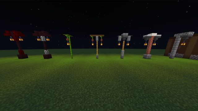 Minecraft Street Lamp Design - KibrisPDR