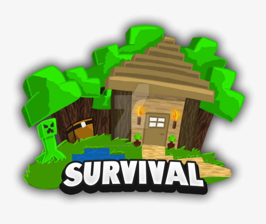 Minecraft Survival Logo - KibrisPDR