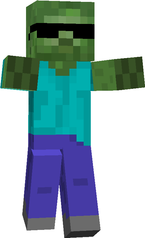 Detail Minecraft Zombie Png Nomer 22