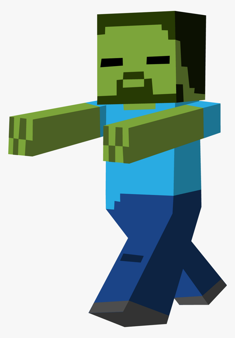 Detail Minecraft Zombie Png Nomer 30