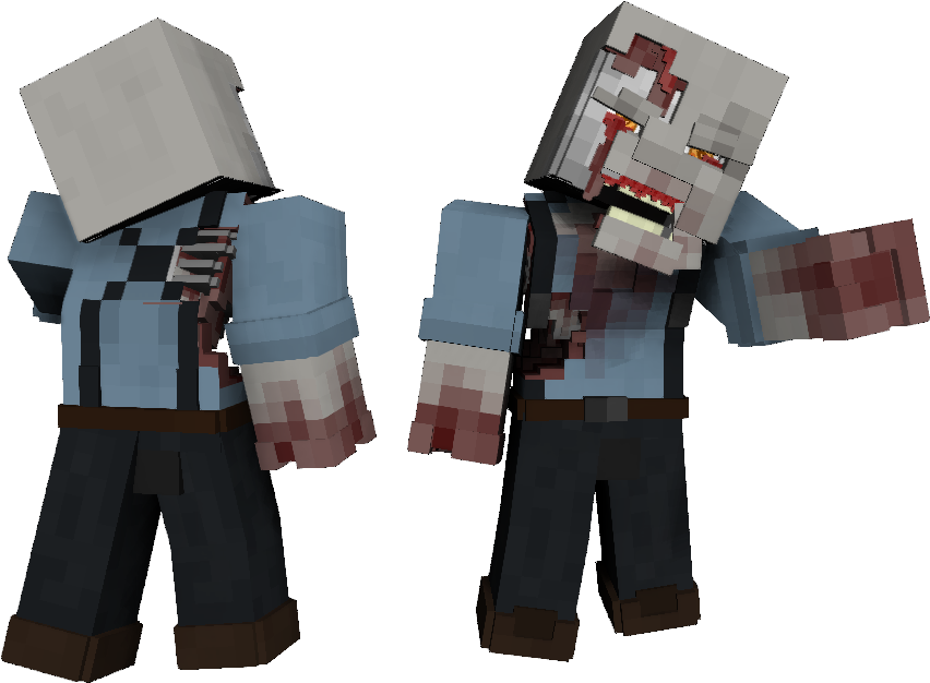 Detail Minecraft Zombie Png Nomer 36