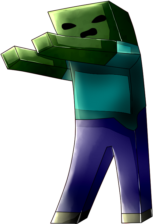 Detail Minecraft Zombie Png Nomer 39