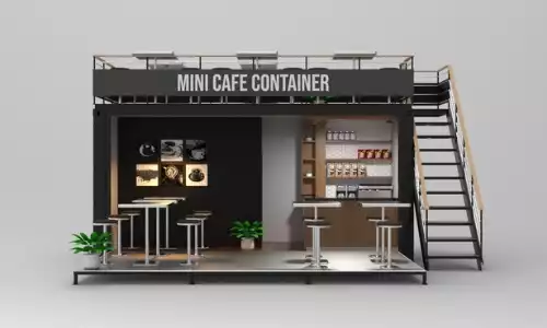 Detail Mini Cafe Outdoor Sederhana Nomer 40