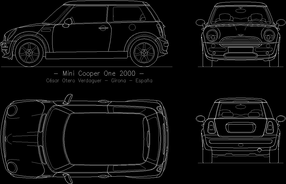 Detail Mini Cooper Dwg Nomer 14