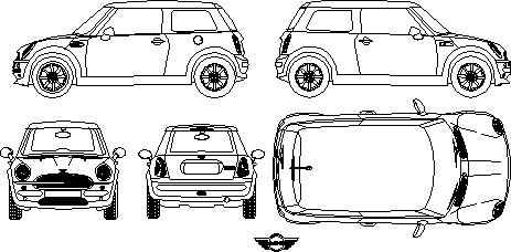 Detail Mini Cooper Dwg Nomer 16