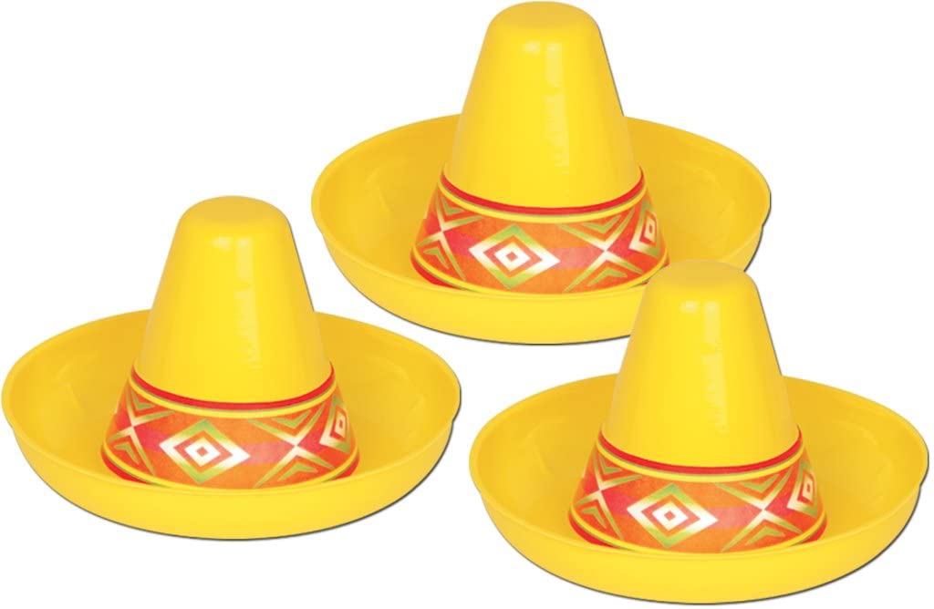 Detail Mini Plastic Sombrero Hats Nomer 2