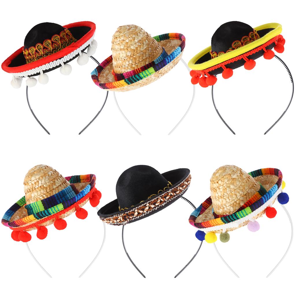 Detail Mini Plastic Sombrero Hats Nomer 51