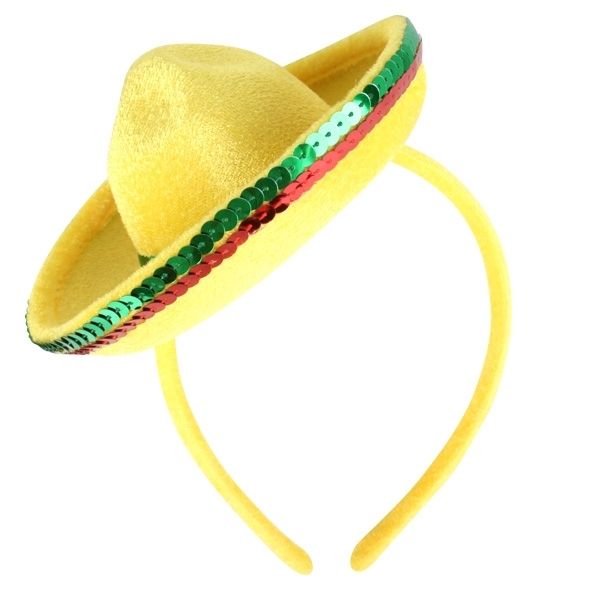 Detail Mini Plastic Sombrero Hats Nomer 55