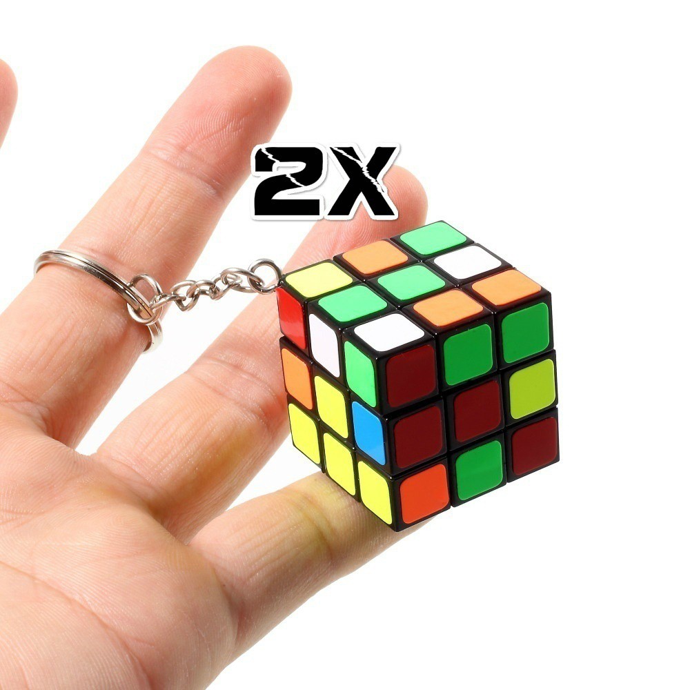 Detail Mini Rubik S Cube Keychain Nomer 9