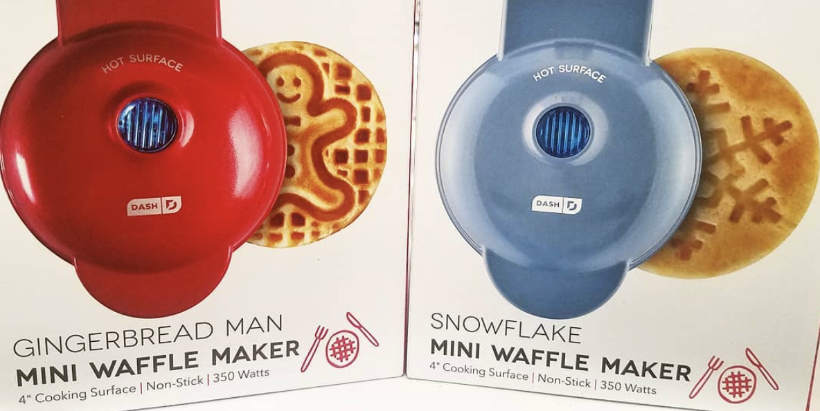 Detail Mini Snowflake Waffle Maker Nomer 5