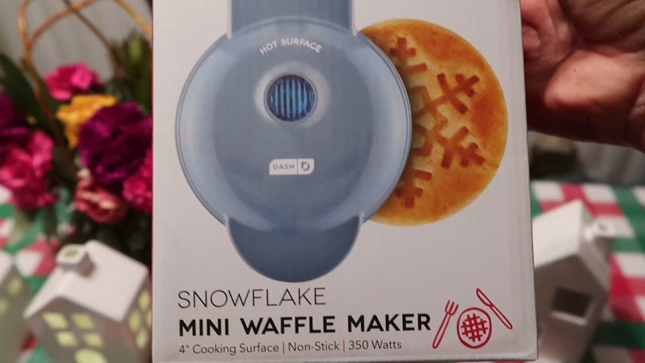 Detail Mini Snowflake Waffle Maker Nomer 42