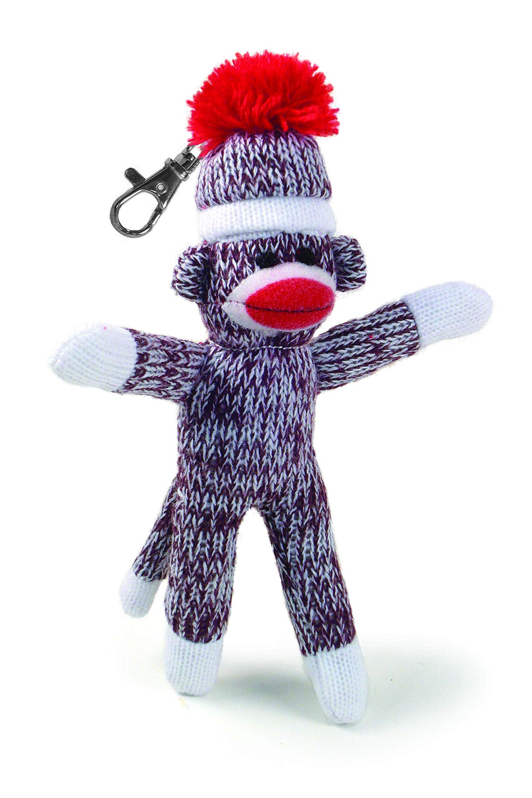 Detail Mini Sock Monkey Keychain Nomer 2