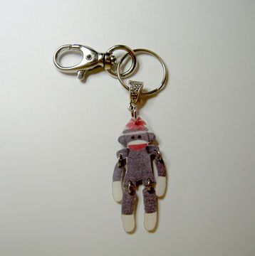 Download Mini Sock Monkey Keychain Nomer 27