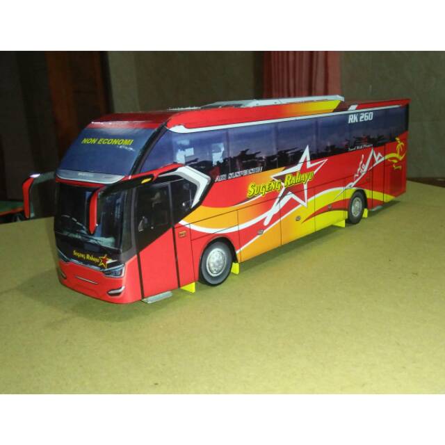 Miniatur Bus Dari Kertas - KibrisPDR