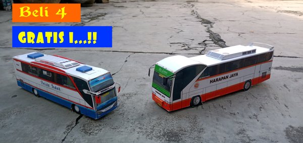 Detail Miniatur Bus Dari Kertas Nomer 10