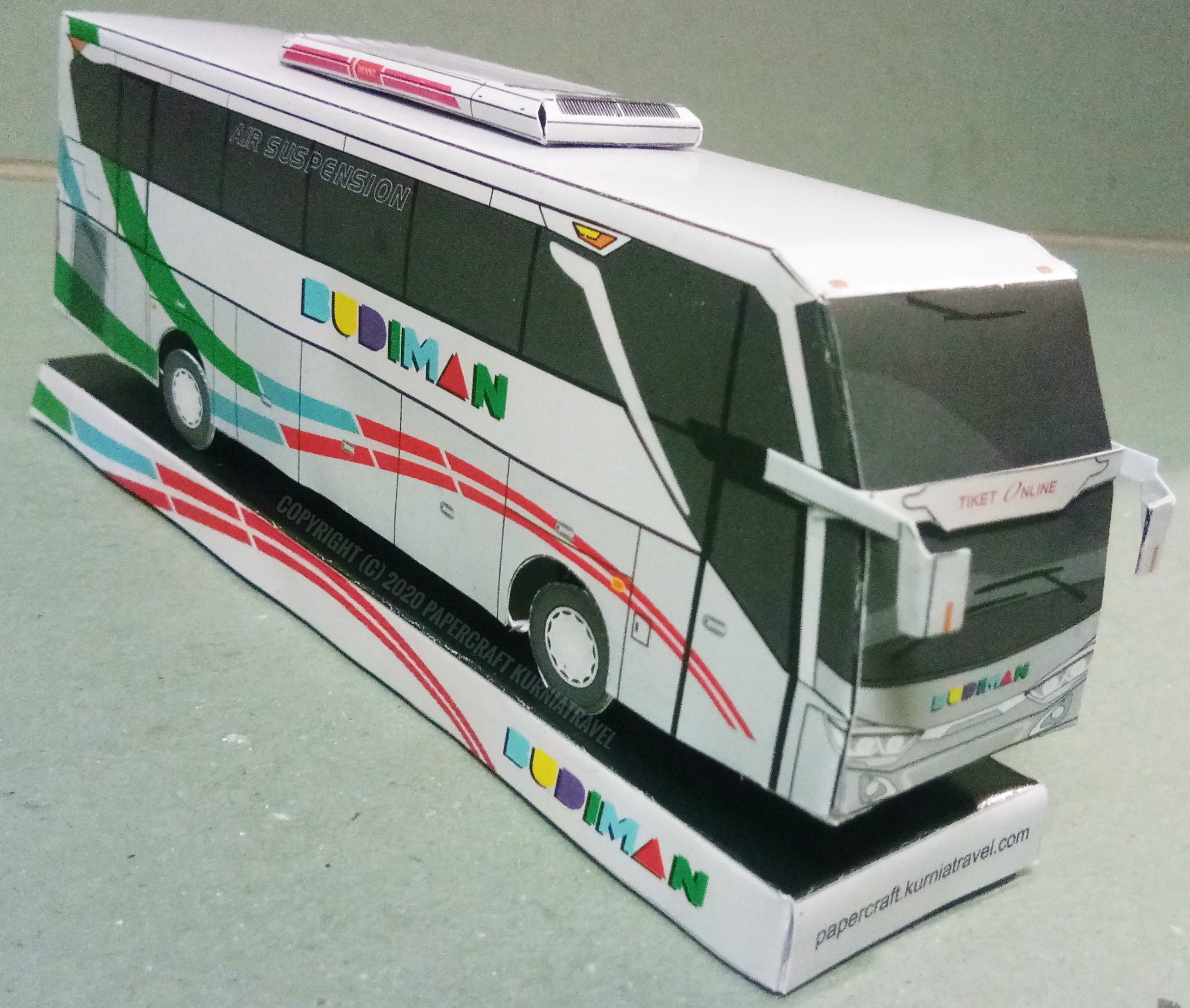 Detail Miniatur Bus Dari Kertas Nomer 27