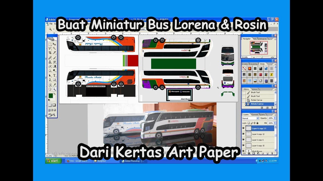 Detail Miniatur Bus Dari Kertas Nomer 29