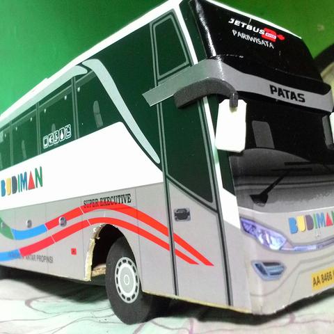 Detail Miniatur Bus Kayu Nomer 42