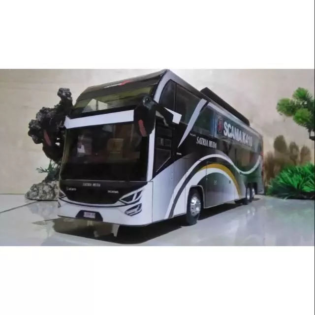 Detail Miniatur Bus Kayu Nomer 55