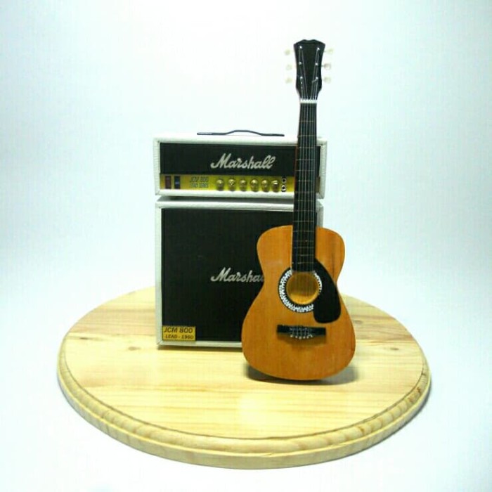 Miniatur Gitar Dari Kayu - KibrisPDR