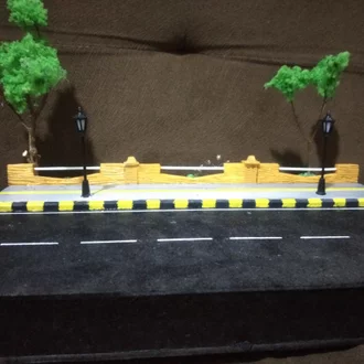 Detail Miniatur Jalan Raya Nomer 24
