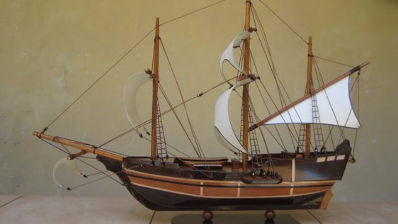 Detail Miniatur Kapal Dari Kayu Sederhana Nomer 18