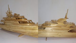 Detail Miniatur Kapal Dari Kayu Sederhana Nomer 35