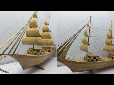 Detail Miniatur Kapal Layar Dari Bambu Nomer 32