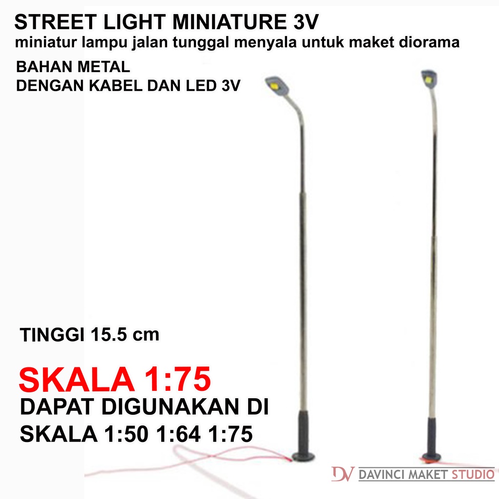 Detail Miniatur Lampu Jalan Nomer 48
