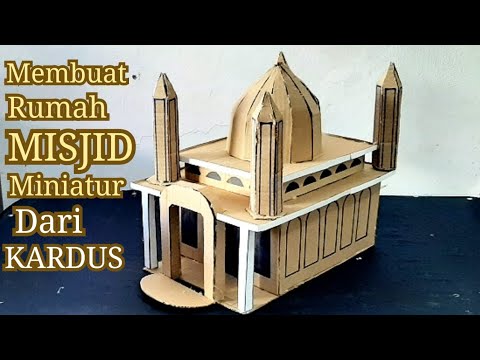 Detail Miniatur Masjid Dari Kardus Nomer 11