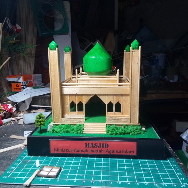 Detail Miniatur Masjid Dari Kardus Nomer 34