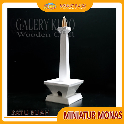 Detail Miniatur Monas Dari Kayu Nomer 32